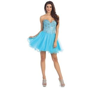 Strapless Ballerina Mini Dress